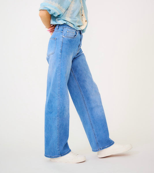 Wideleg Jeans Blue