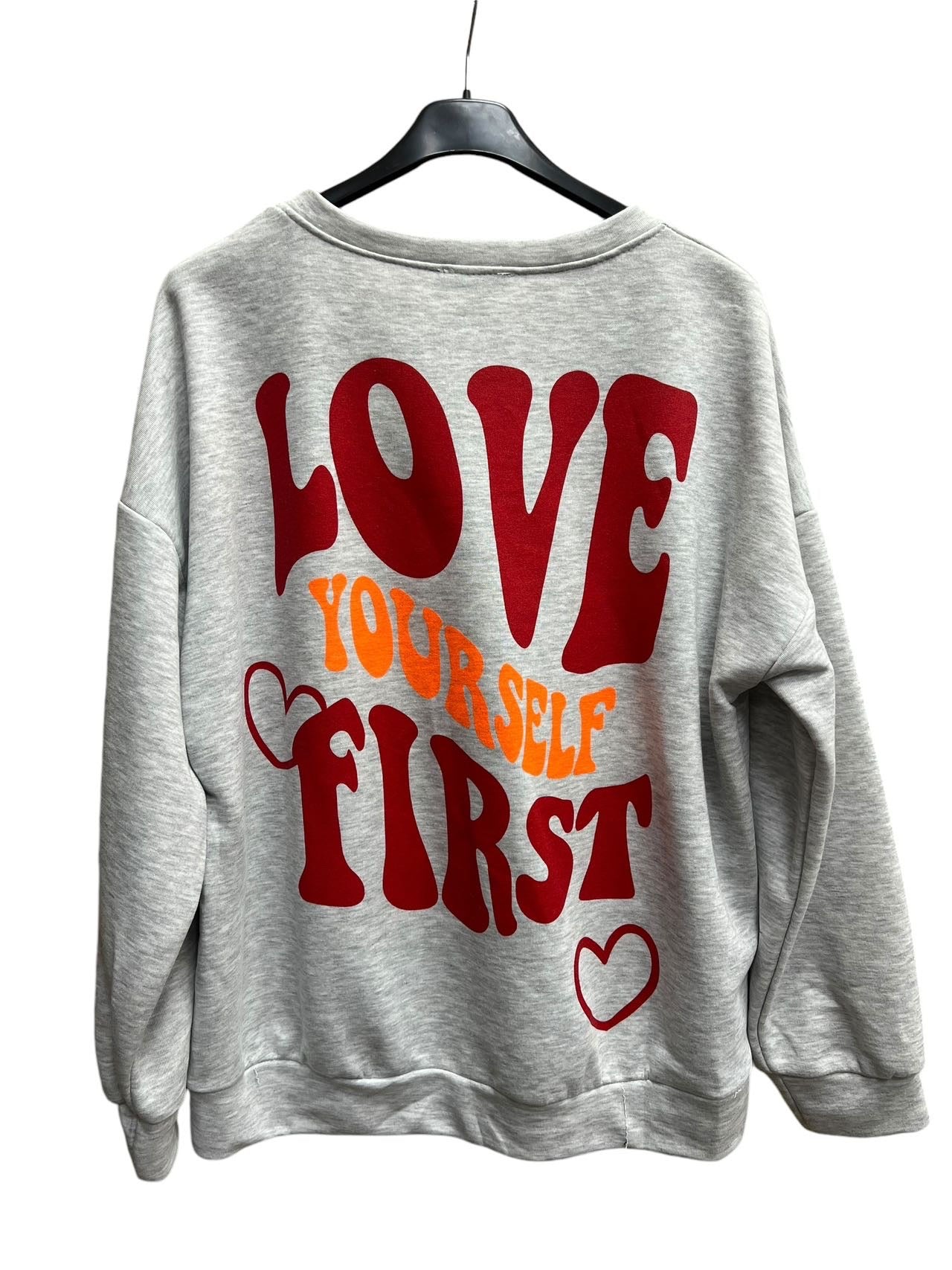 Sweat met Rugprint